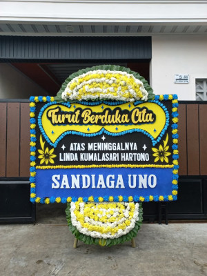 Papan Bunga Duka di Berastagi